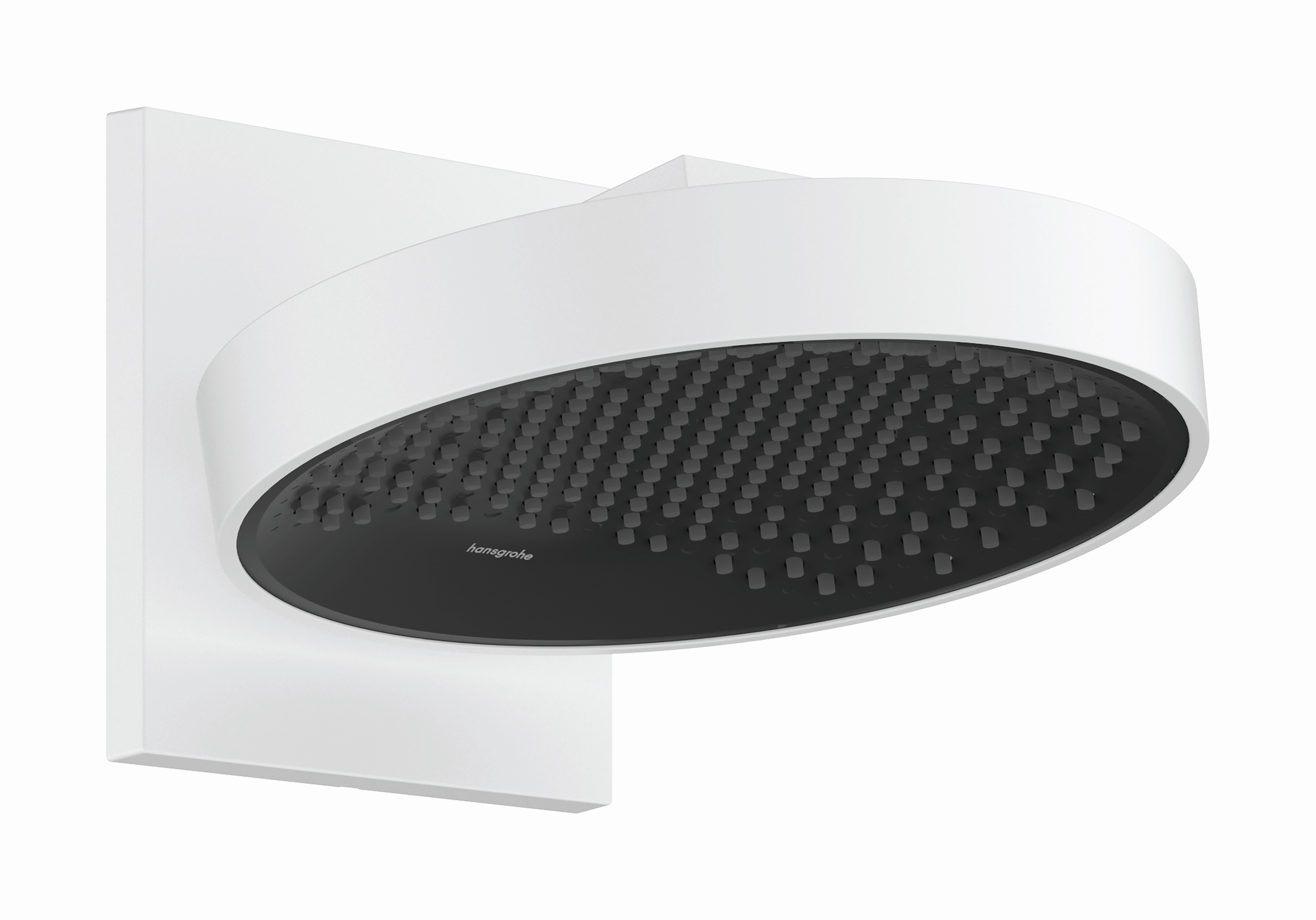hansgrohe Kopfbrause Rainfinity 250 EcoSmart Ausladung 273mm,1jet, mit Wandanschluss, 9,4 l/min, mattweiß