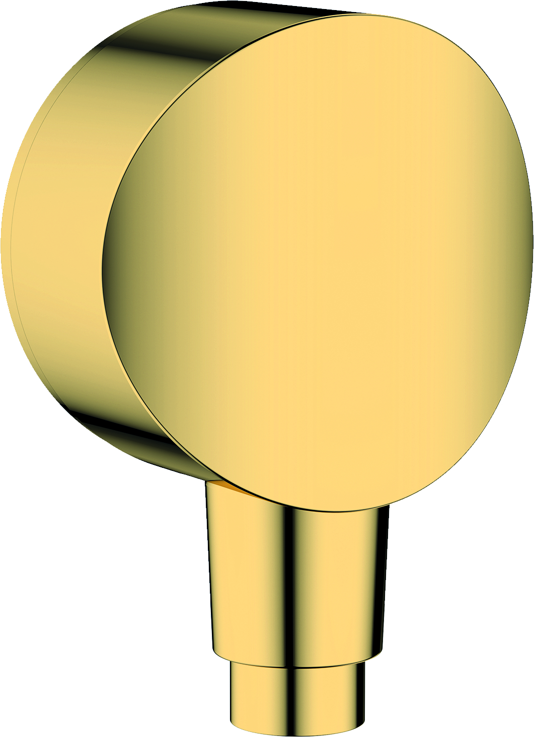 hansgrohe Wandanschluss Fixfit mit Rückflussverhinderer, polished gold optic