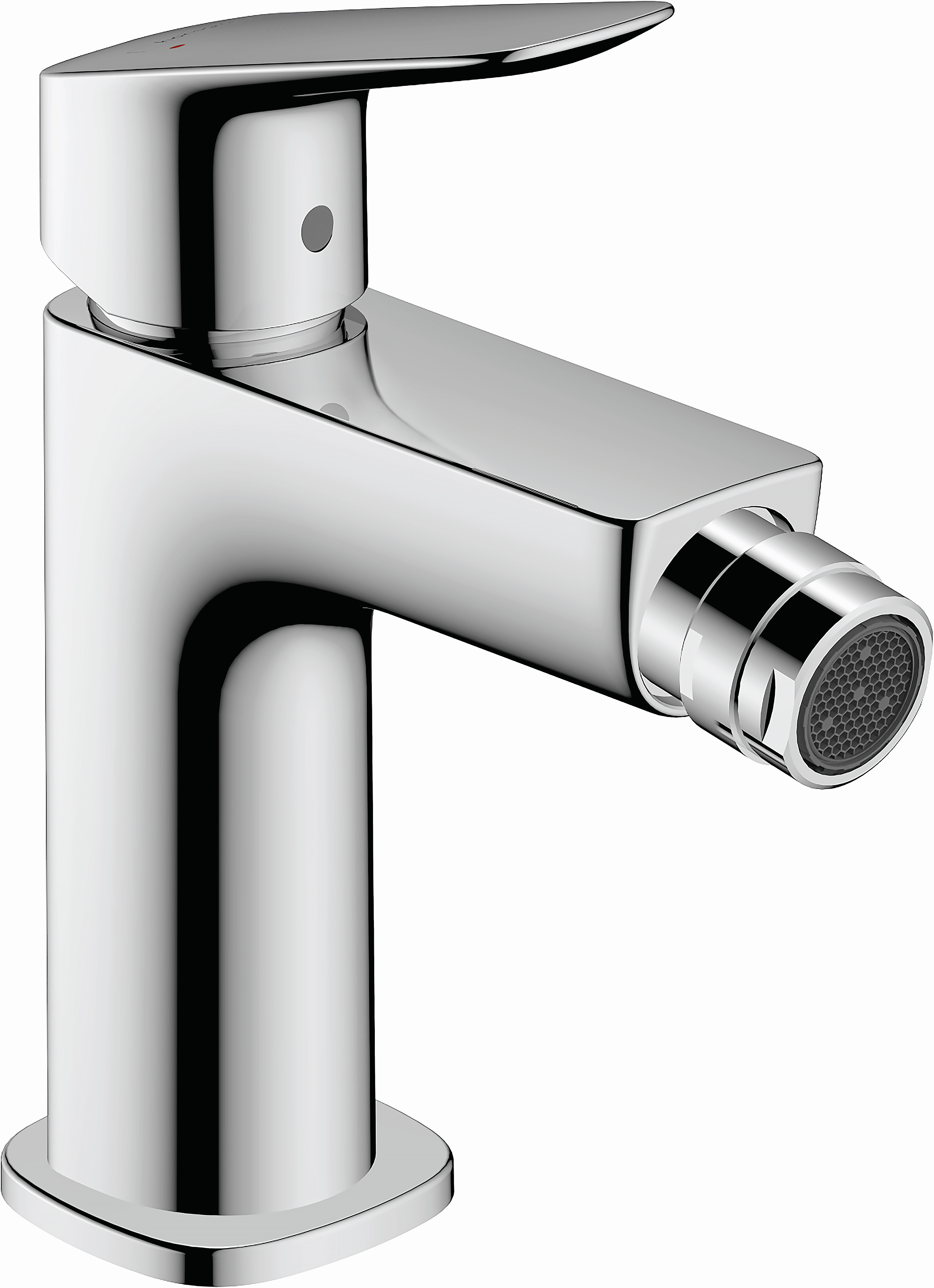 hansgrohe Bidet-Einhebelmischer 110 Logis Fine mit Zugstangen-Ablaufgarnitur, chrom