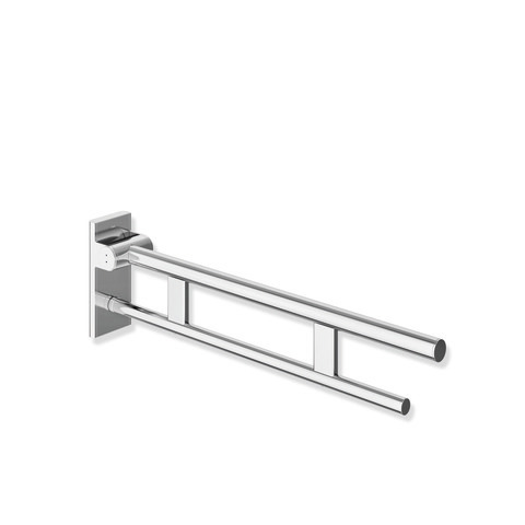 HEWI Stützklappgriff System 900 Ausladung 600 mm, Edelstahl verchromt, mobil