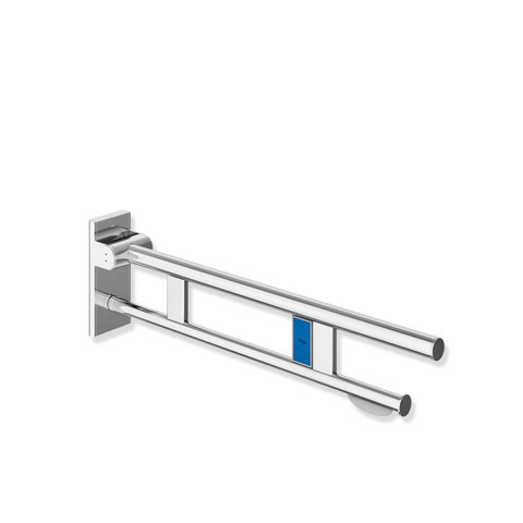 HEWI Stützklappgriff System 900 Ausladung 900 mm, Edelstahl verchromt, mobil, rechts