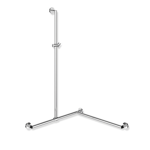 HEWI Duschhandlauf System 900 1250 x 765 x 765 mm, Ausführung links