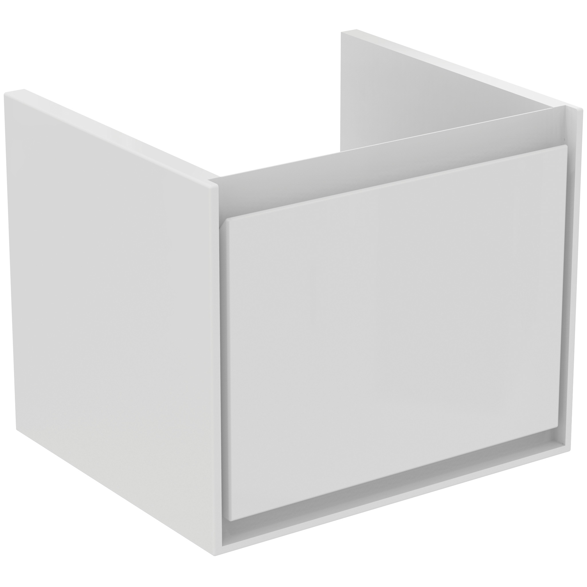 Ideal-Standard Waschtisch-Unterschrank Connect Air 1 Auszug, ohne Waschtischplatte, 48 x 40,9 x 40 cm, weiß glänzend/weiß matt