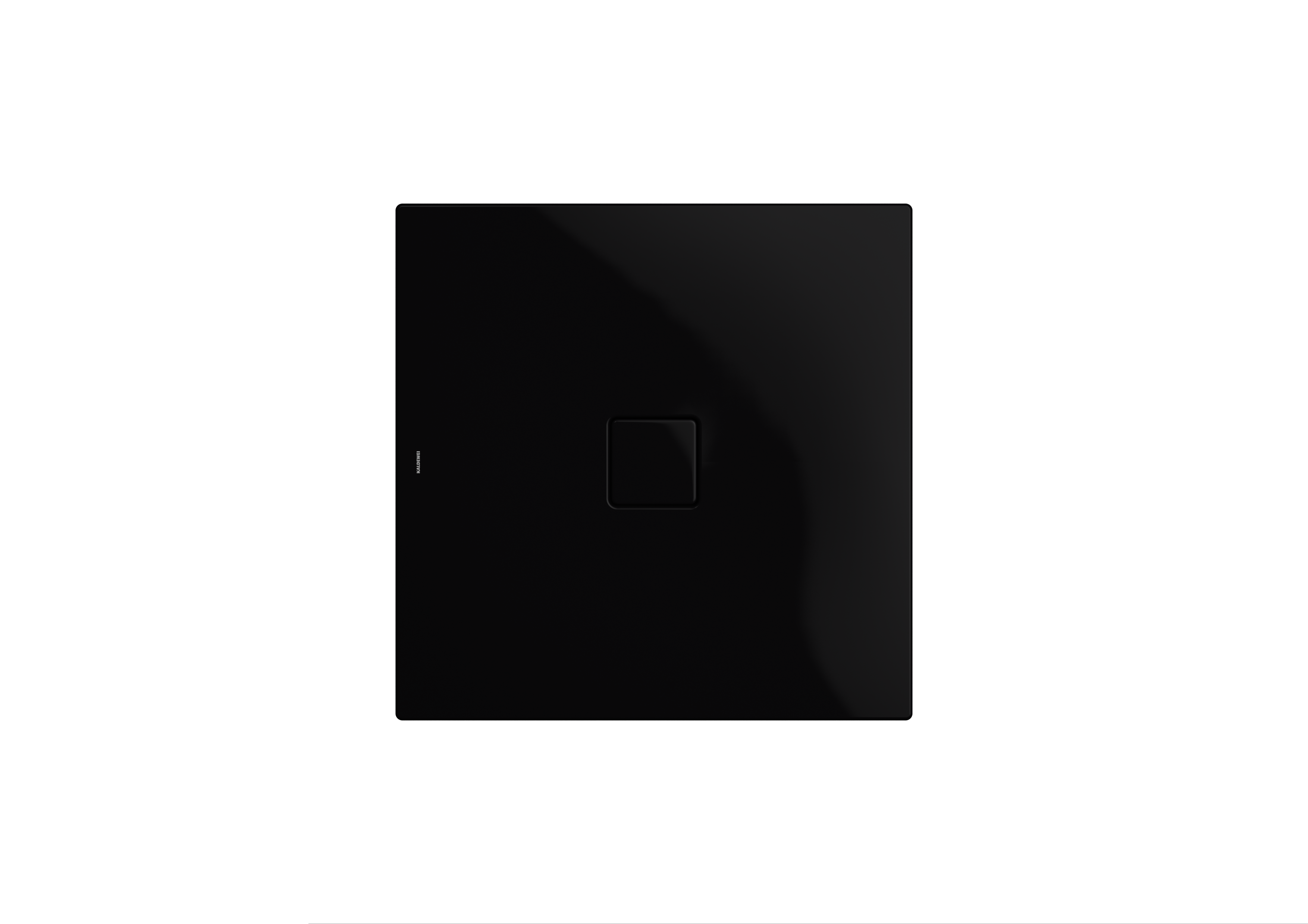 Kaldewei Duschfläche CONOFLAT 783-1 90x90cm, Perl-Effekt, schwarz