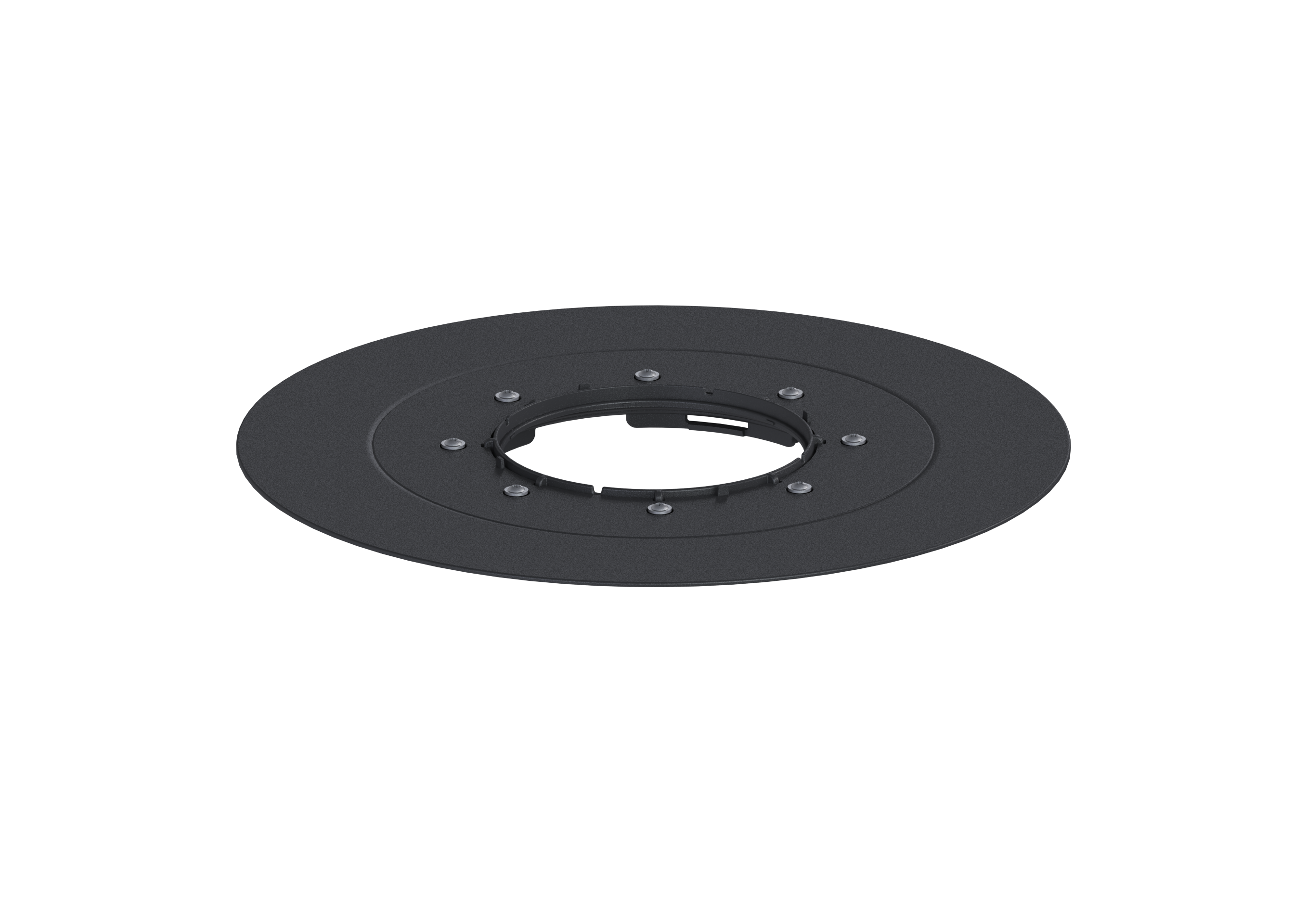 Kessel Klebeflansch Ø 348 mm, mit Gegenflansch