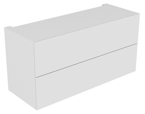 KEUCO Unterbauschrank Edition 11 Planning 140x70x53,5cm, 2 Frontauszüge, Innenbeleuchtung, Furnier Eiche Hell
