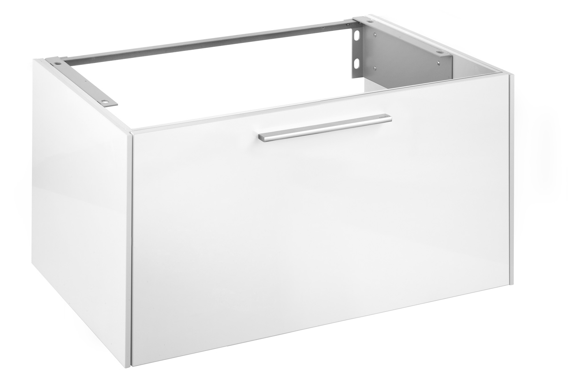 KEUCO Waschtisch-Unterschrank Royal 60 70x40x53,5cm, 1-türig, Frontauszug, Dekor weiß glanz