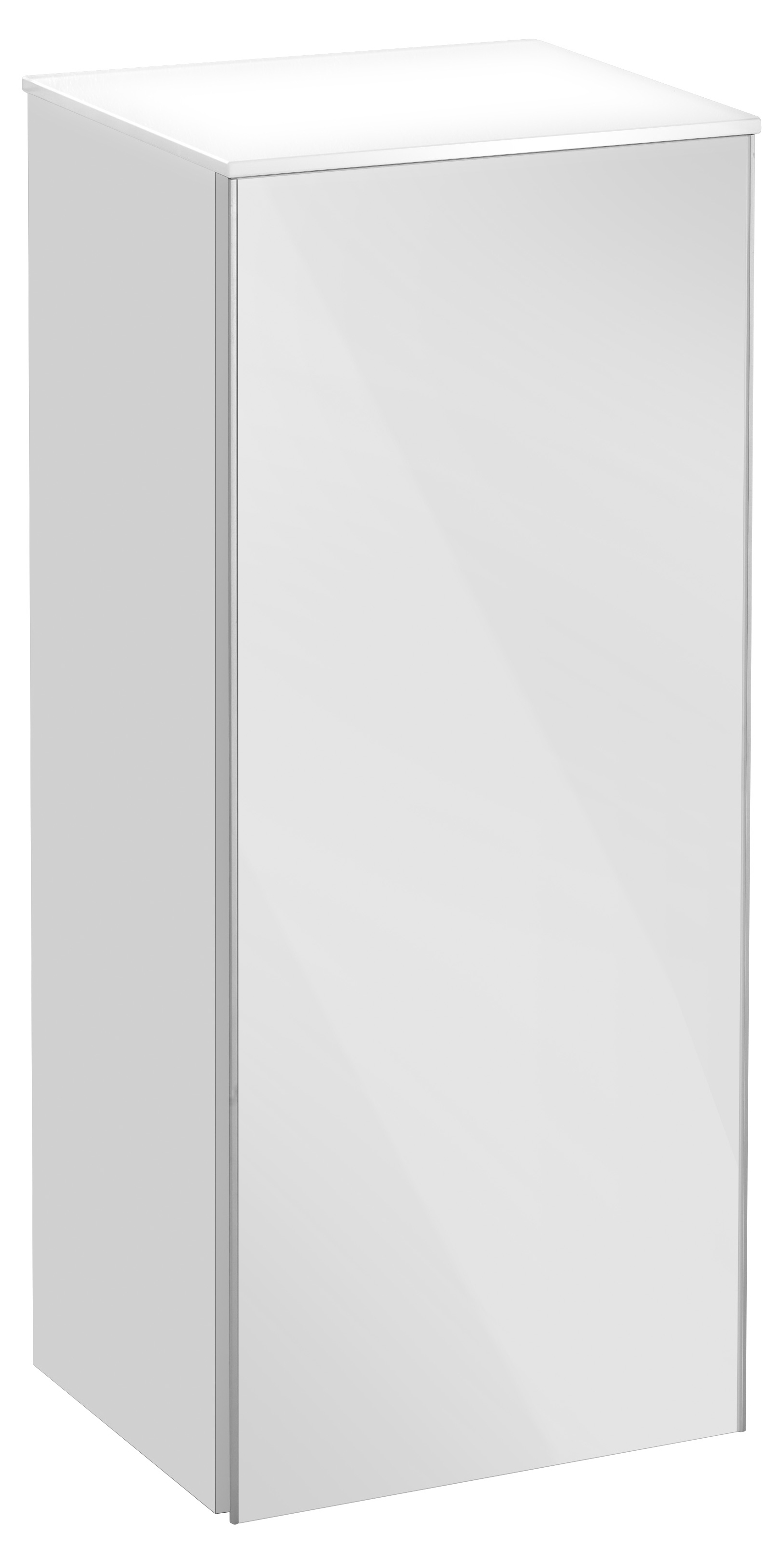 KEUCO Mittelschrank Royal Reflex 35x84,5x33,5cm, 1-türig, rechts, anthrazit/anthrazit