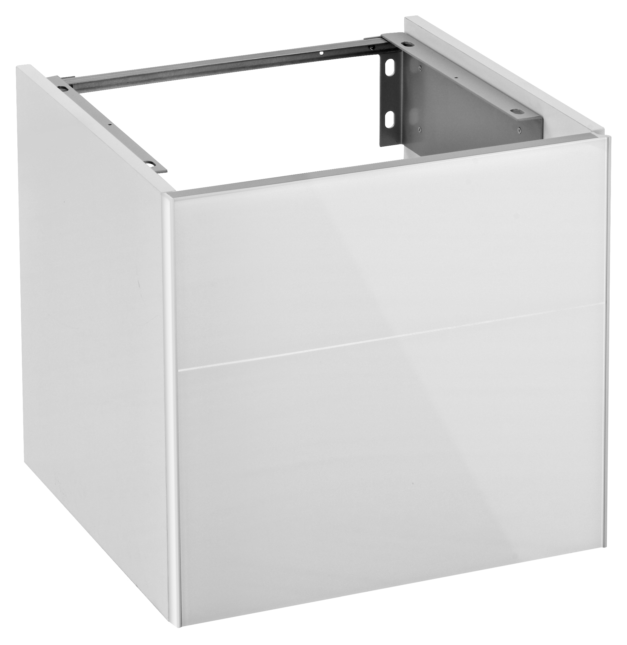KEUCO Waschtisch-Unterschrank Royal Reflex 49,6x45x48,7cm, 1-türig, links, titan/titan