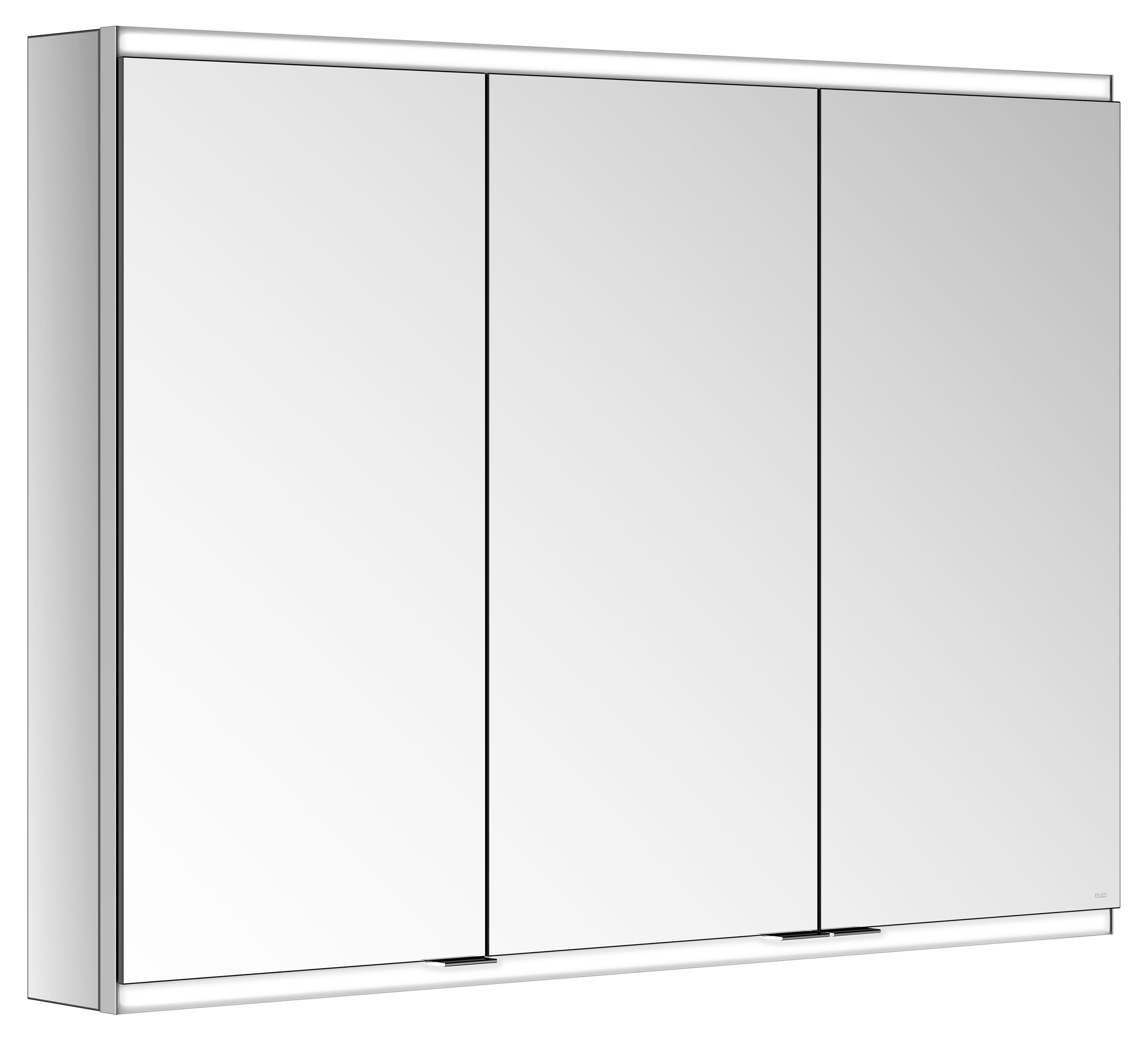 KEUCO Spiegelschrank Royal Modular 2.0 DALI 1000 x 700 x 120 mm, 2 Steckdosen, Wandvorbau, 3 Türen, beleuchtet