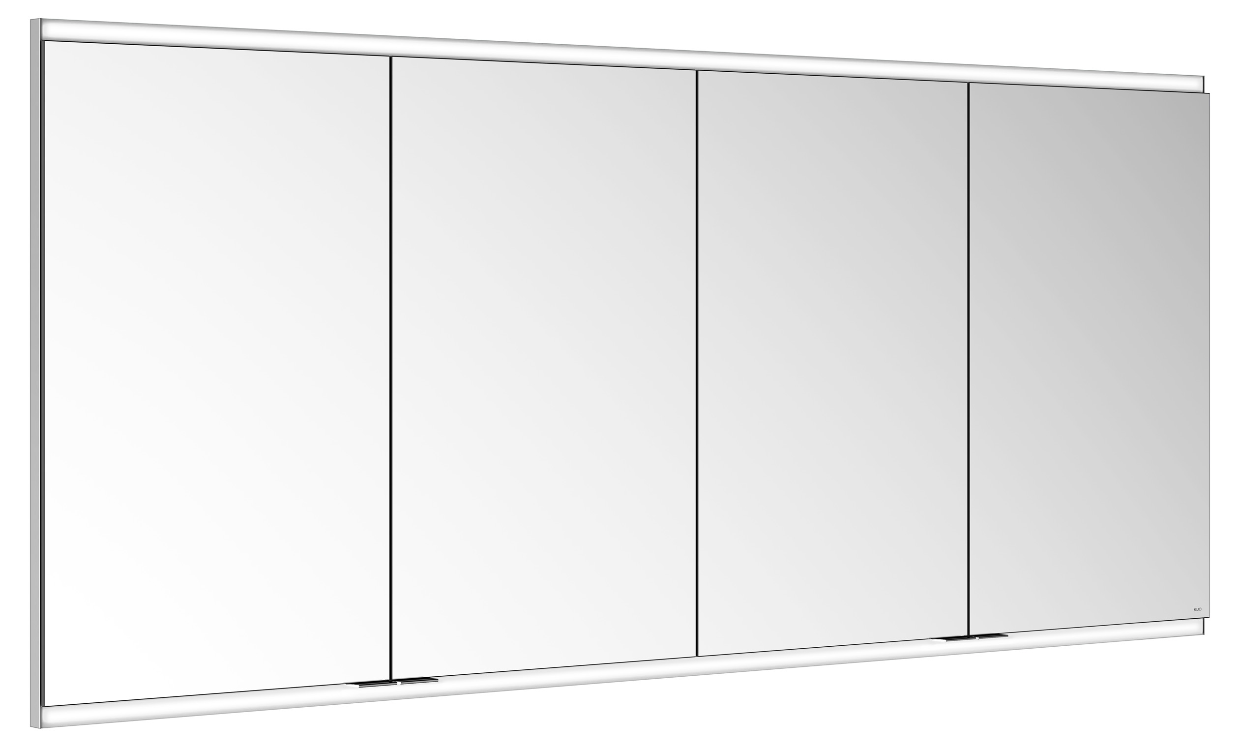 KEUCO Spiegelschrank Royal Modular 2.0 DALI 1700 x 700 x 160 mm, 4 Steckdosen, Wandeinbau, 4 Türen, beleuchtet