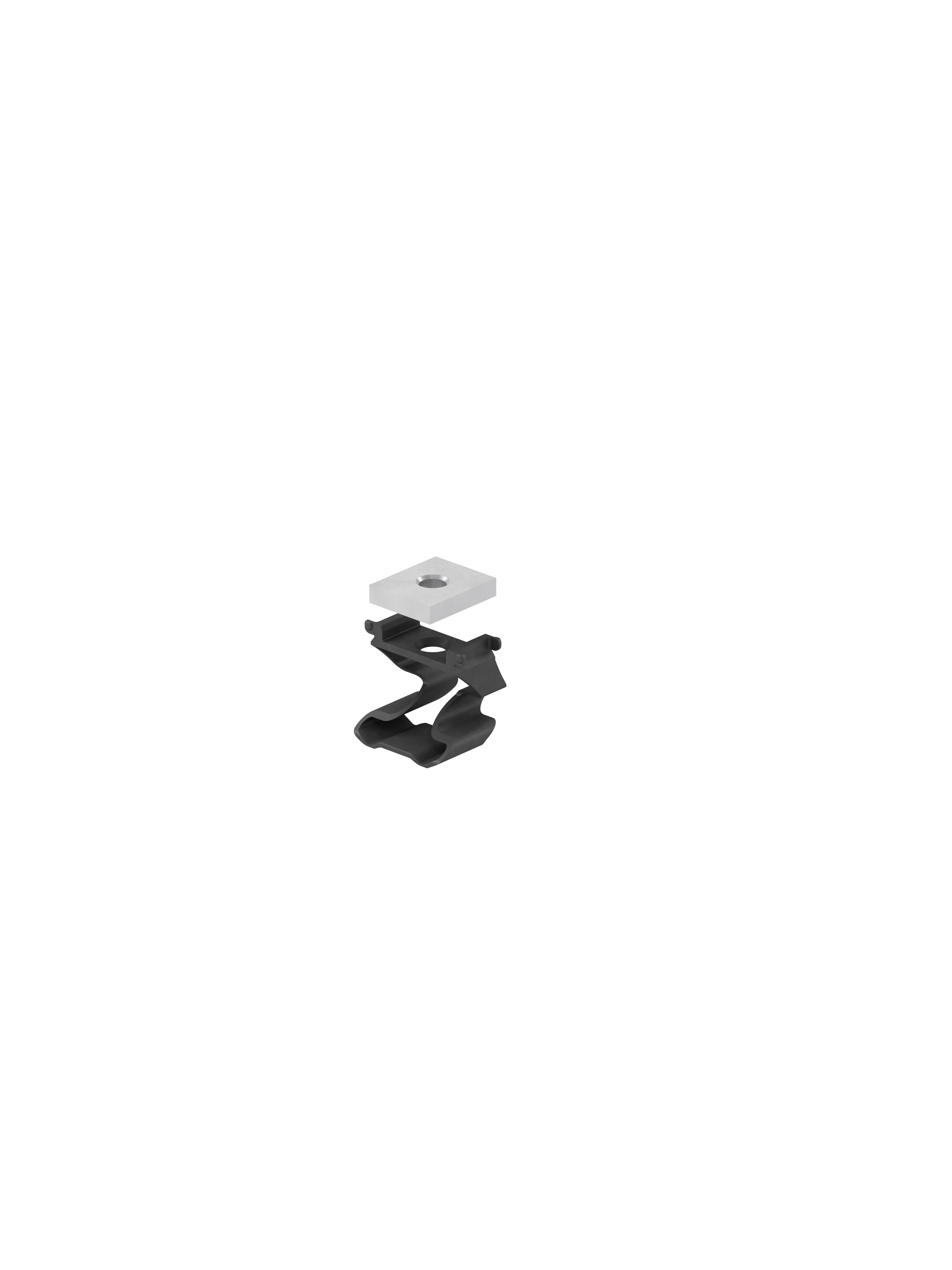 MEPA Gewindeplatte nextVIT M10, C-Schiene