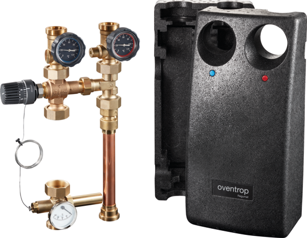 Oventrop Kessel-Anbindesystem Regumat RTA-180 DN 25, Wilo-Yonos PARA RS 25/6