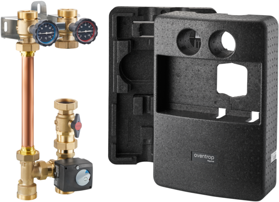 Oventrop Kessel-Anbindesystem Regumat M3-180-Plus mit Pumpenkugelhahn, DN 32, ohne Pumpe