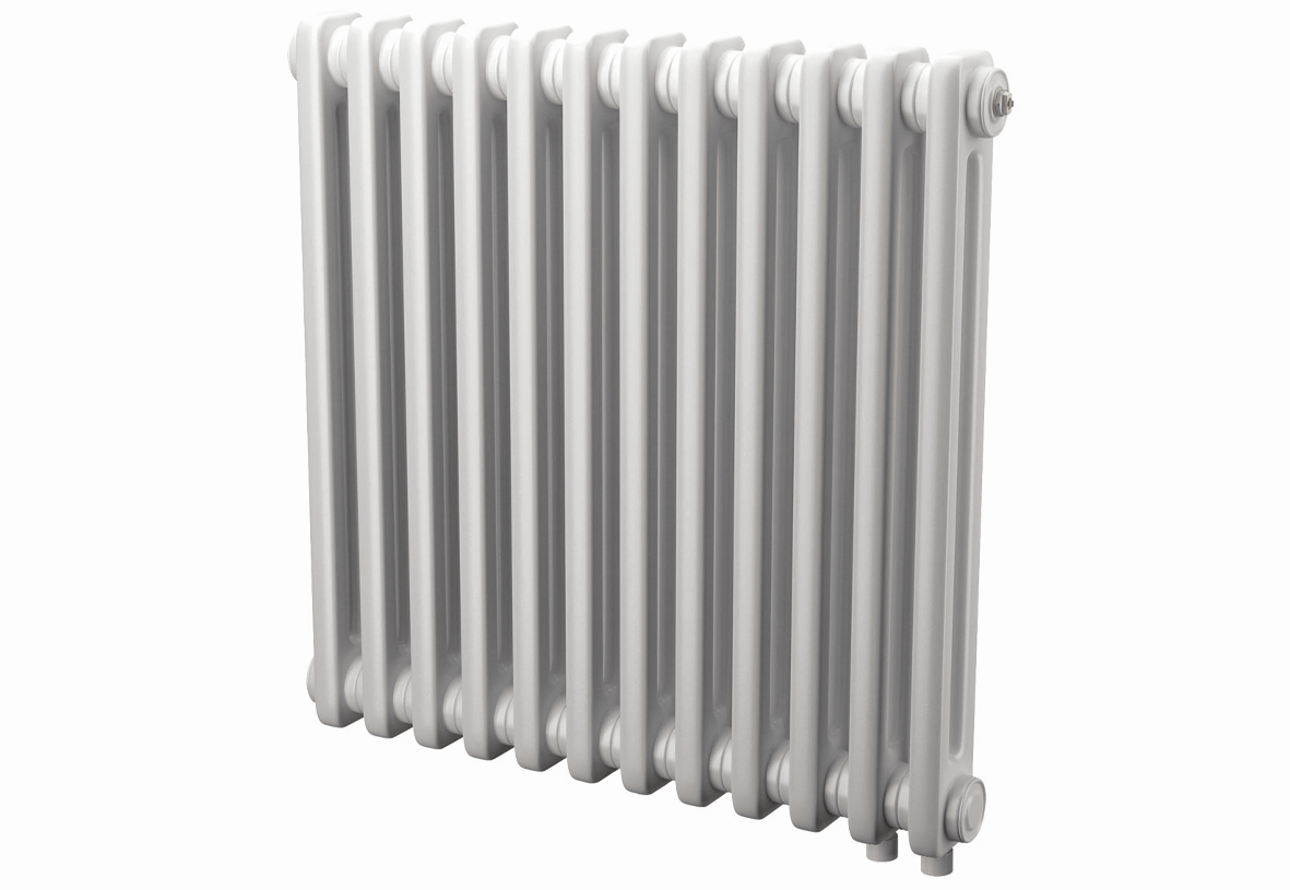 PURMO Röhrenradiator DELTA Laserline Ventil BH 1000 mm, BL 1900 mm, 38 Glieder, 2 Säulen