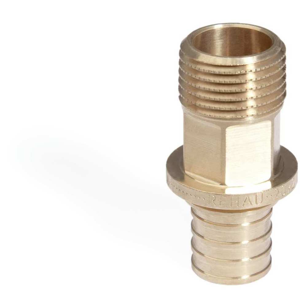 Rehau Übergang RAUTITAN RX+ 63 mm x R 2, AG, für Trinkwasser/Heizung, Rotguss