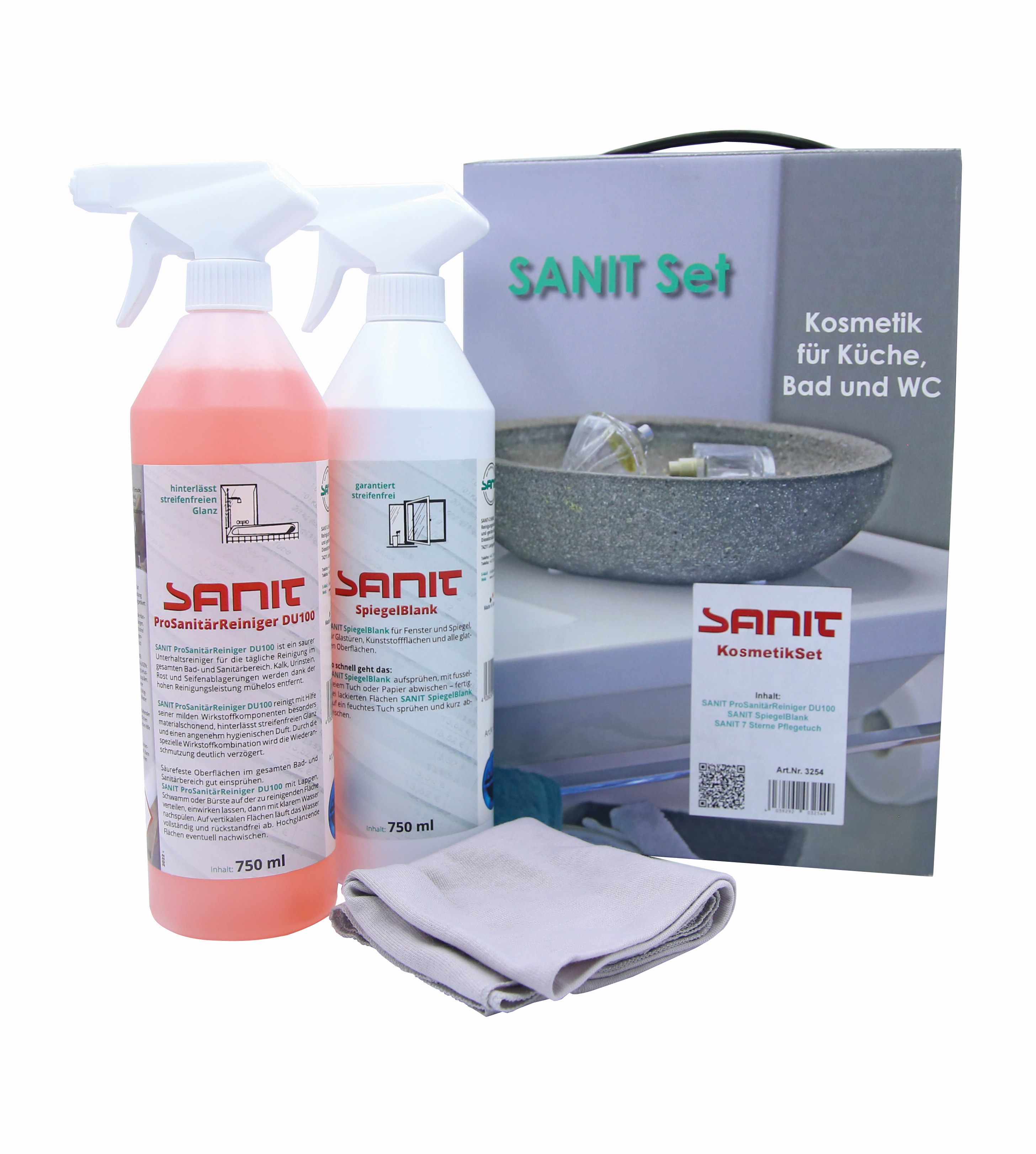 Sanit Kosmetik-Set 1 Karton