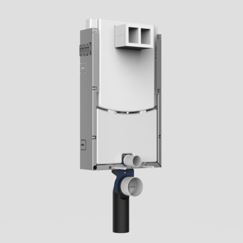 Sanit WC-Montageelement INEO IN 1090 mm, ohne Fußstützen, mit kleiner Revisionsöffnung