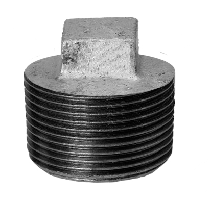 HS Stopfen 291 DN 15, 1/2", ohne Rand, verzinkt