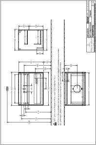 V&B Waschtisch-Unterschrank Wandbeleuchtung Finion 80x60,3cm, Abdeckplatte black matt, Oak Veneer