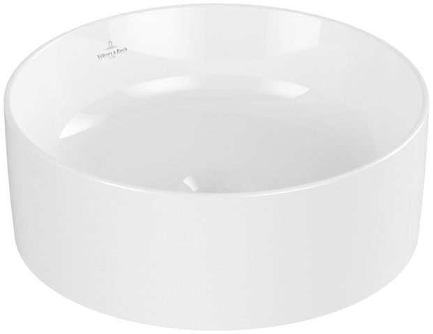 V&B Aufsatzwaschtisch Collaro Ø 40 cm, ohne Überlauf, weiß