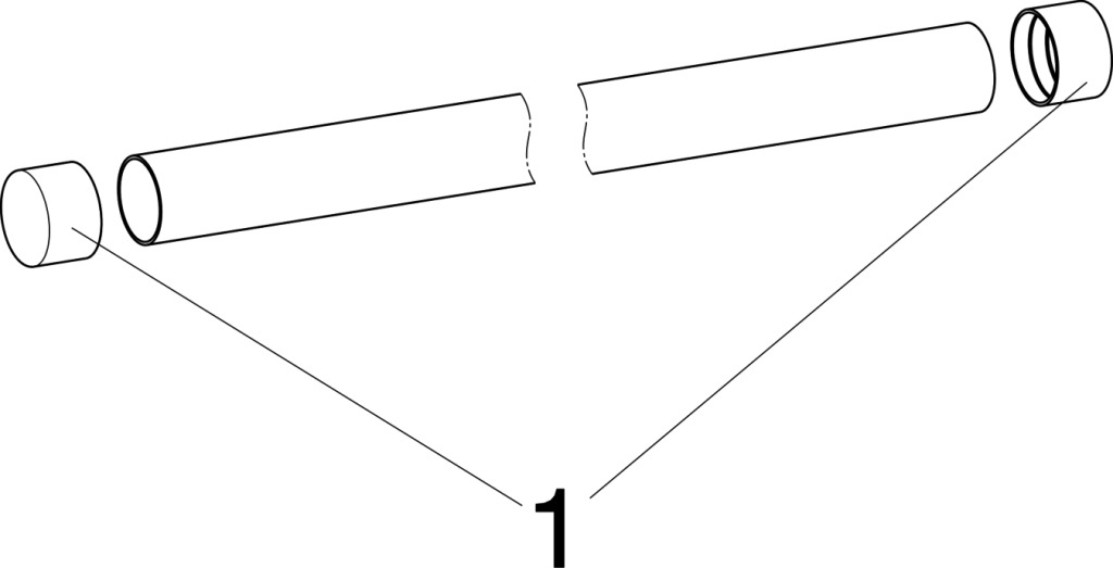 Viega Edelstahl-Rohr Sanpress 2203 28 x 1,2 mm, Großbund, Stahl nichtrostend, Stange 6 m