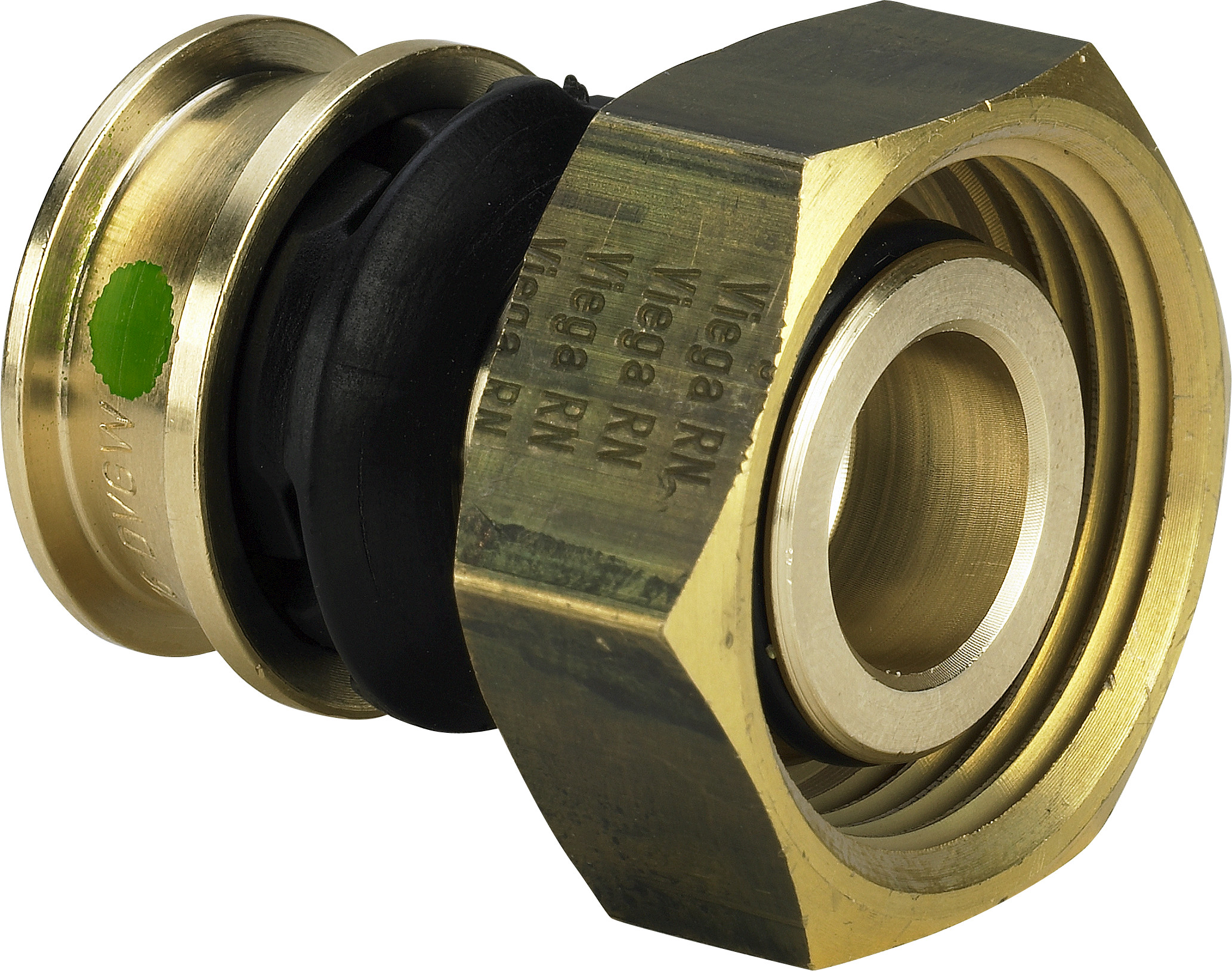 Viega Verschraubung Raxofix 5329 16 mm, mit SC-Contur, für Verteiler, Siliziumbronze