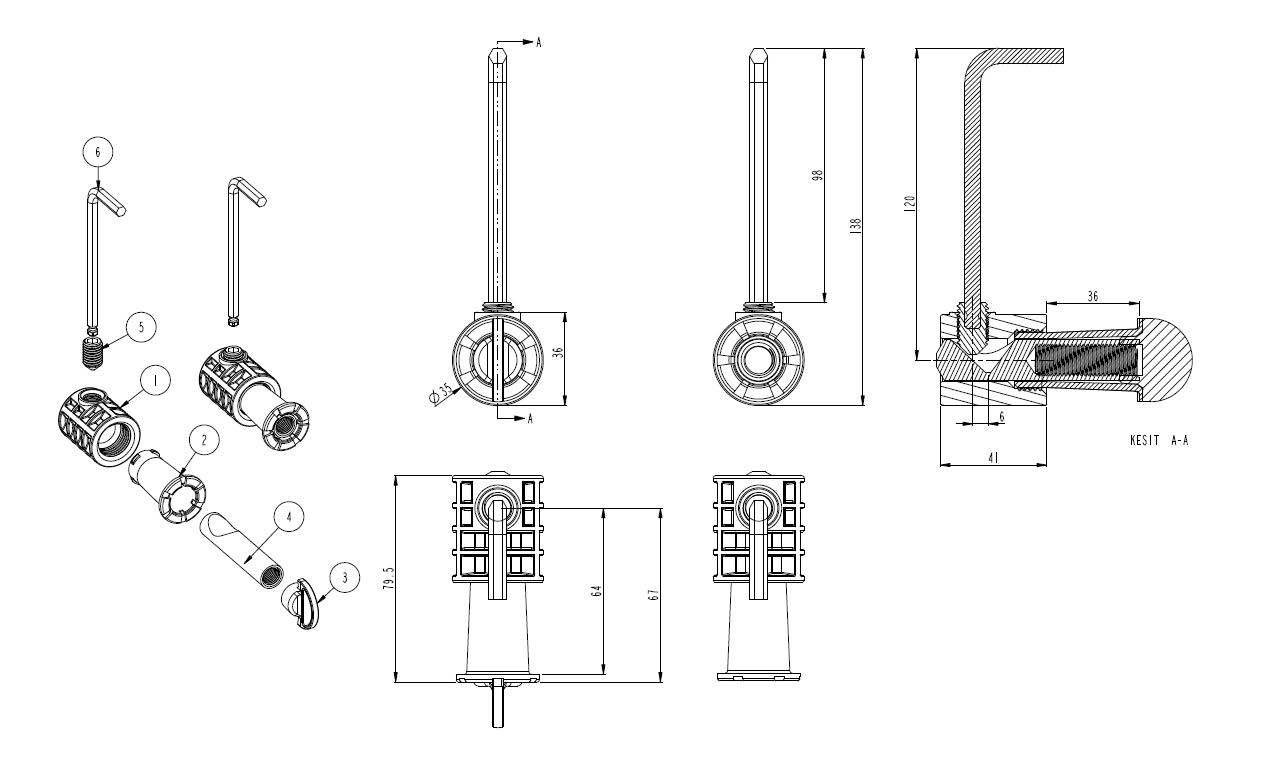 VitrA Bad Montage-Set für Modelle bis März 2018 V-Fit 75 mm, für Wand-WC